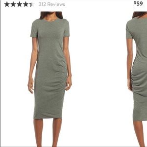 Treasure & Bond Blue Bodycon Dress